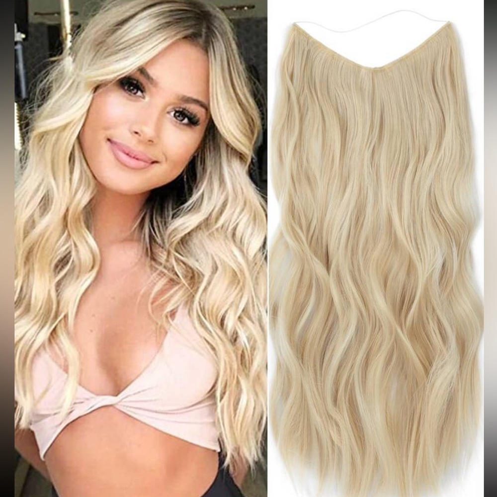 Blonde Wavy Hair Extension